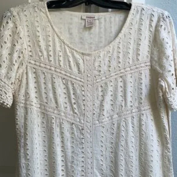 Sundance Ivory Lace/Eyelet Dress - Picture 2 of 10